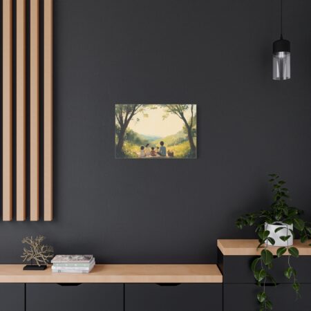 Serene Family Canvas Art, Family Wall Decor, Nature Artwork, Home Gallery, Gift for Parents, Personalized Home Decor - Image 39
