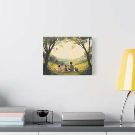 Serene Family Canvas Art, Family Wall Decor, Nature Artwork, Home Gallery, Gift for Parents, Personalized Home Decor - Image 13