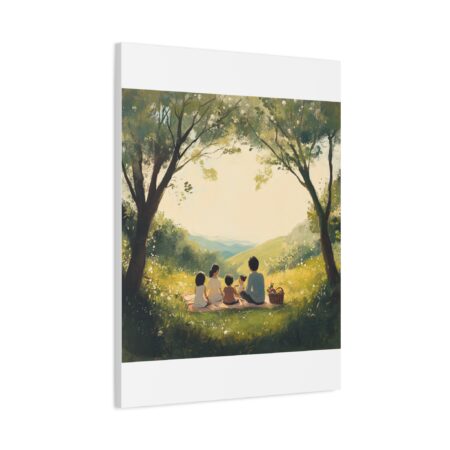 Serene Family Canvas Art, Family Wall Decor, Nature Artwork, Home Gallery, Gift for Parents, Personalized Home Decor - Image 179